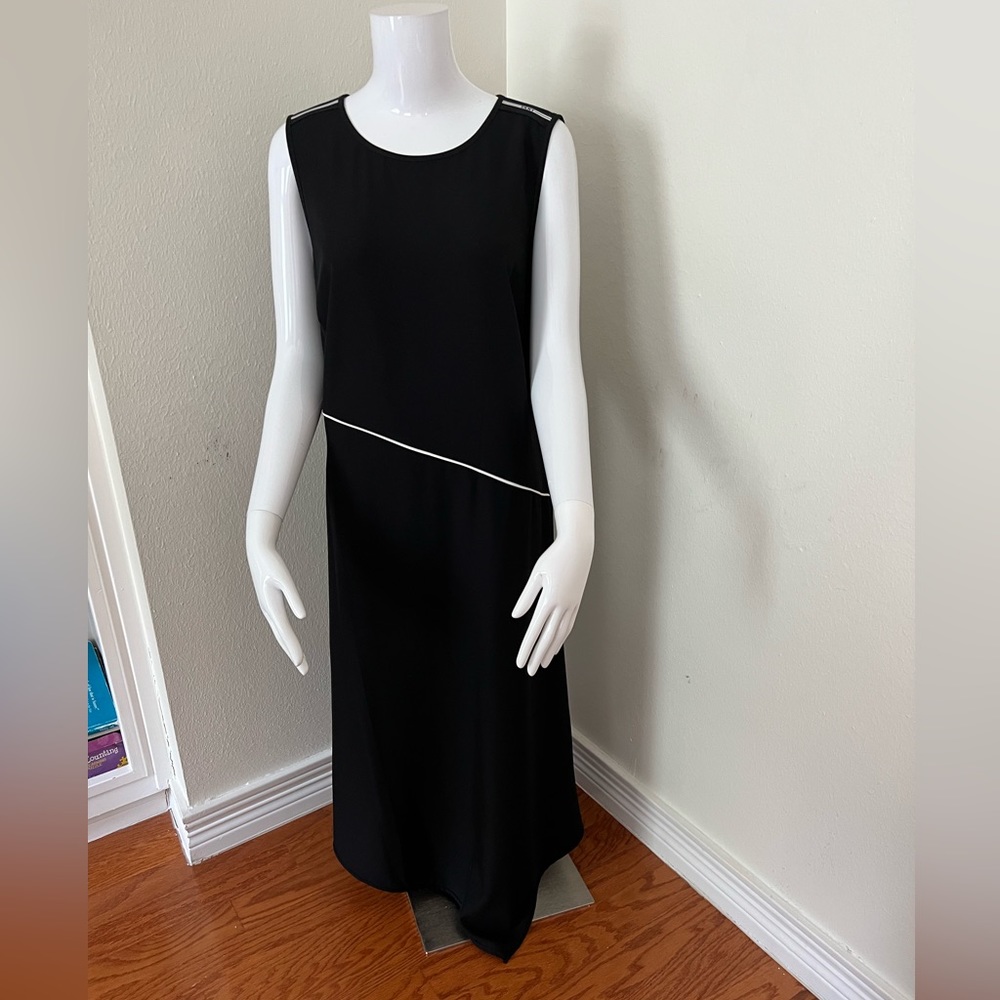 DKNY Black Sleeveless Dress